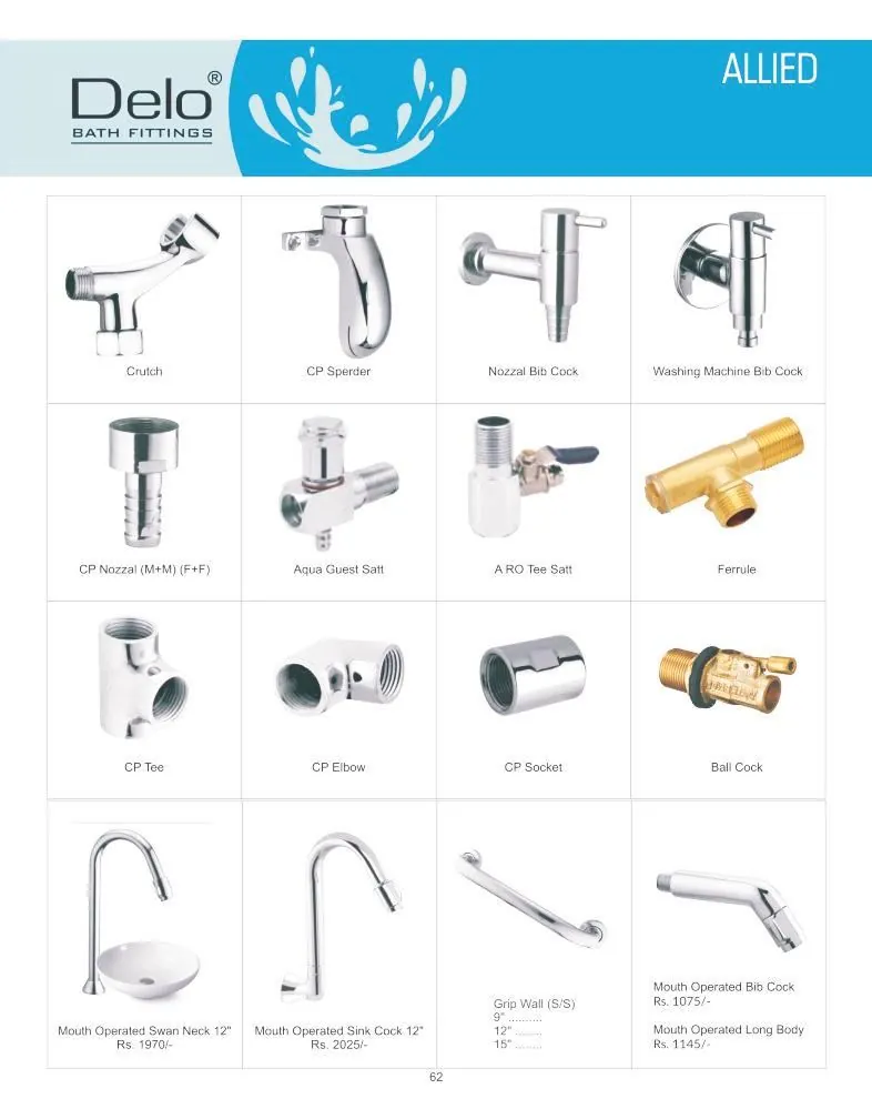 Showers and bathroom accessories