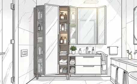 Commercial bathroom project